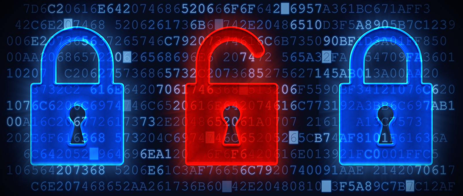 Cyber security locks code image