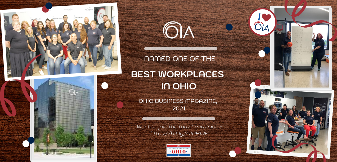 OIA Best Places To Work Ohio Insurance Agents Career Careers