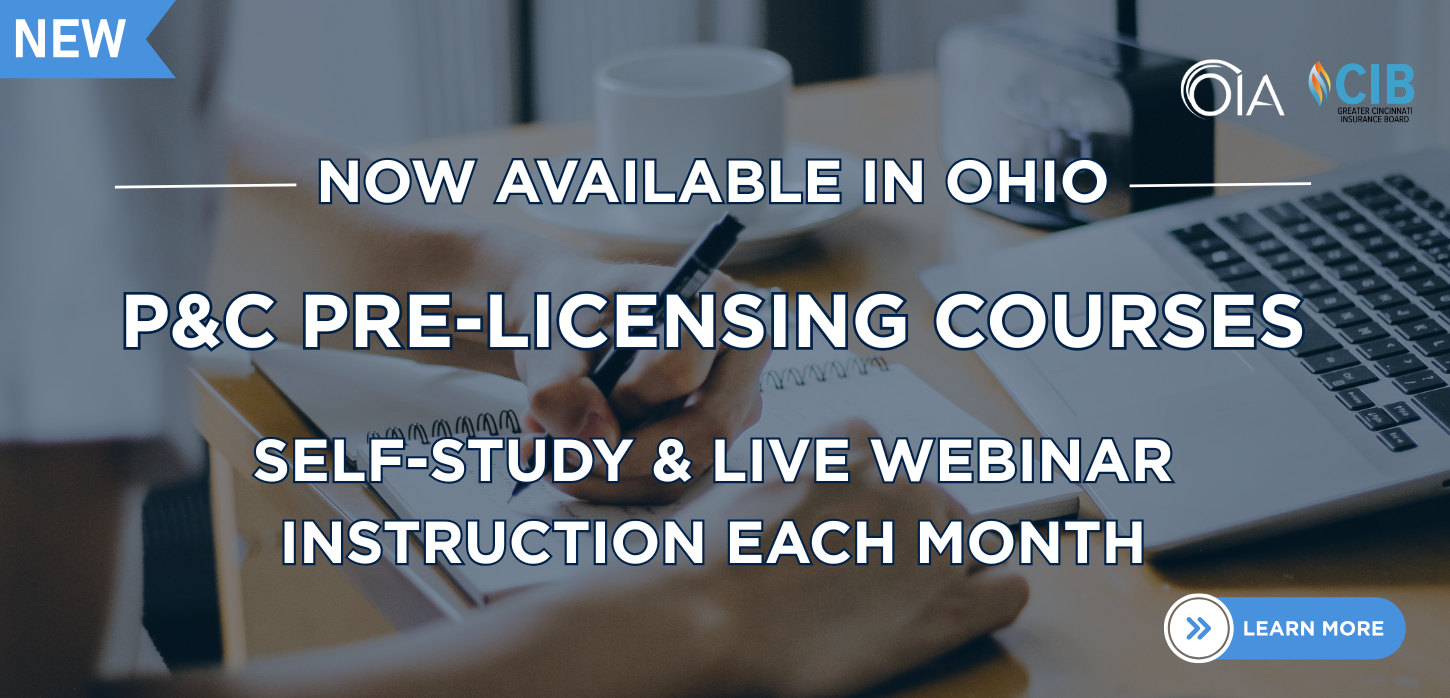 P&;C Pre-Licensing Course for Ohio